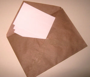 Конверт серый