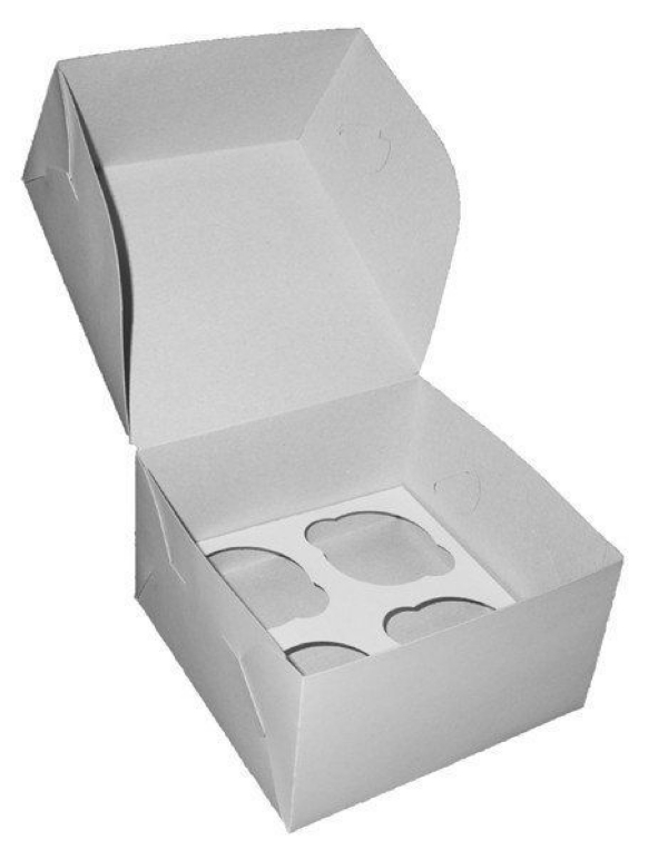 Коробка под капкейки на 4 штуки