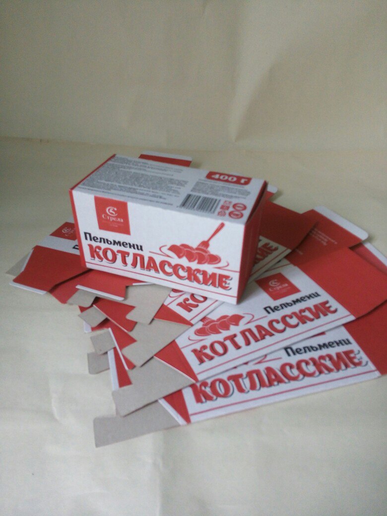 Коробка под пельмени
