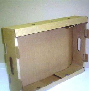 Поддон из гофрированного картона для мяса птицы