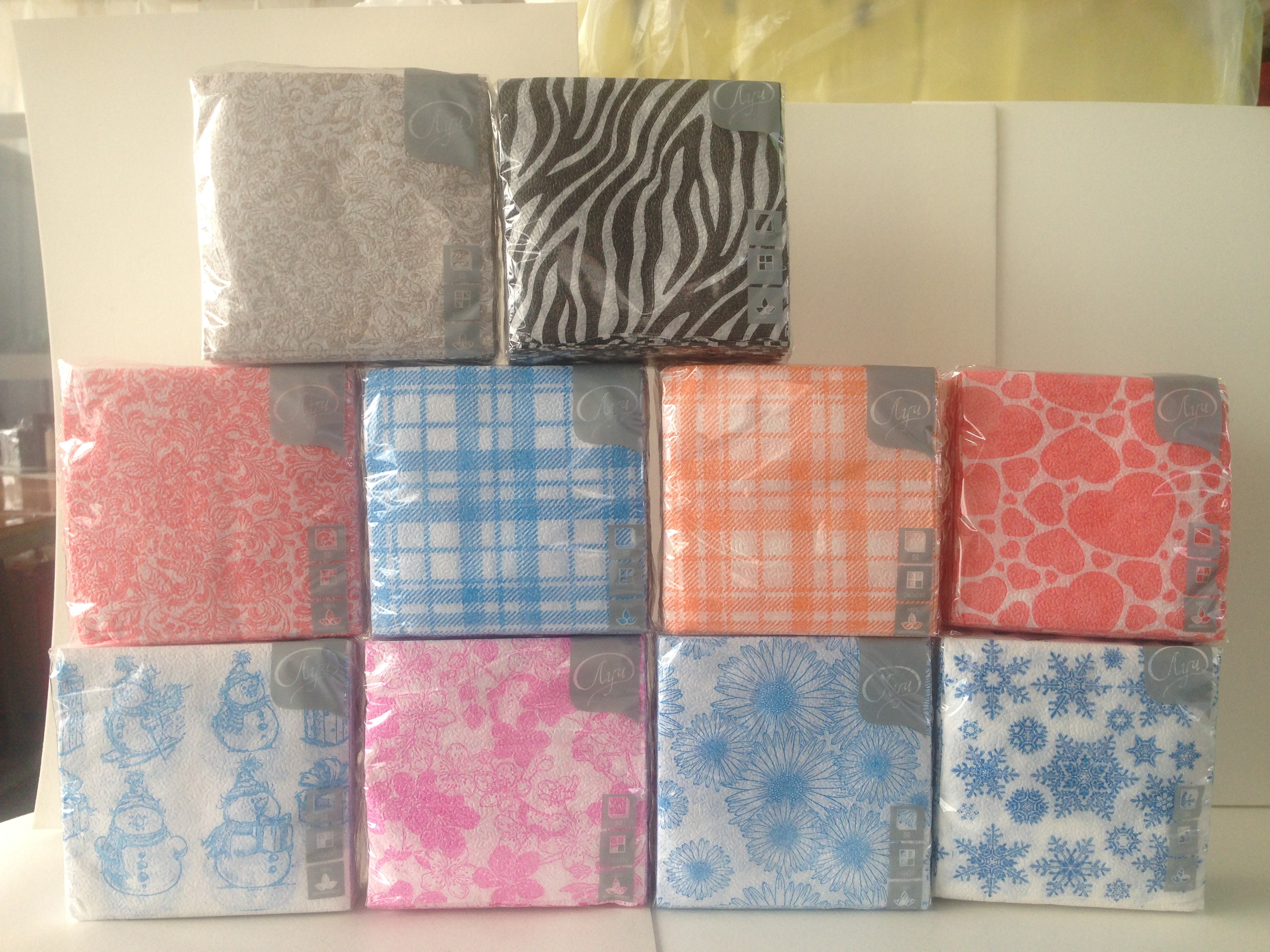 Салфетки бумажные