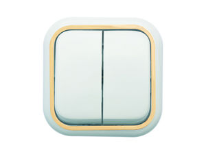 Выключатель открытой установки двухклавишный А56-025