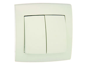 Выключатель скрытой установки двухклавишный С56-053
