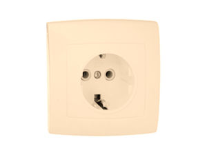 Розетка скрытой установки одноместная с заземляющим контактом РС16-272 