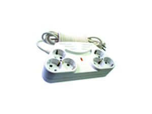 Удлинитель 6-местный с сетевым фильтром, 2 метра, У16-911