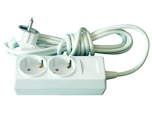 Удлинитель 2-х местный, с заземляющим контактом, 5 метров, У16-196 в индуальной упаковке