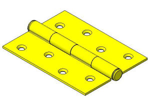 Петля дверная ПД-100    (кор)х120                                                           