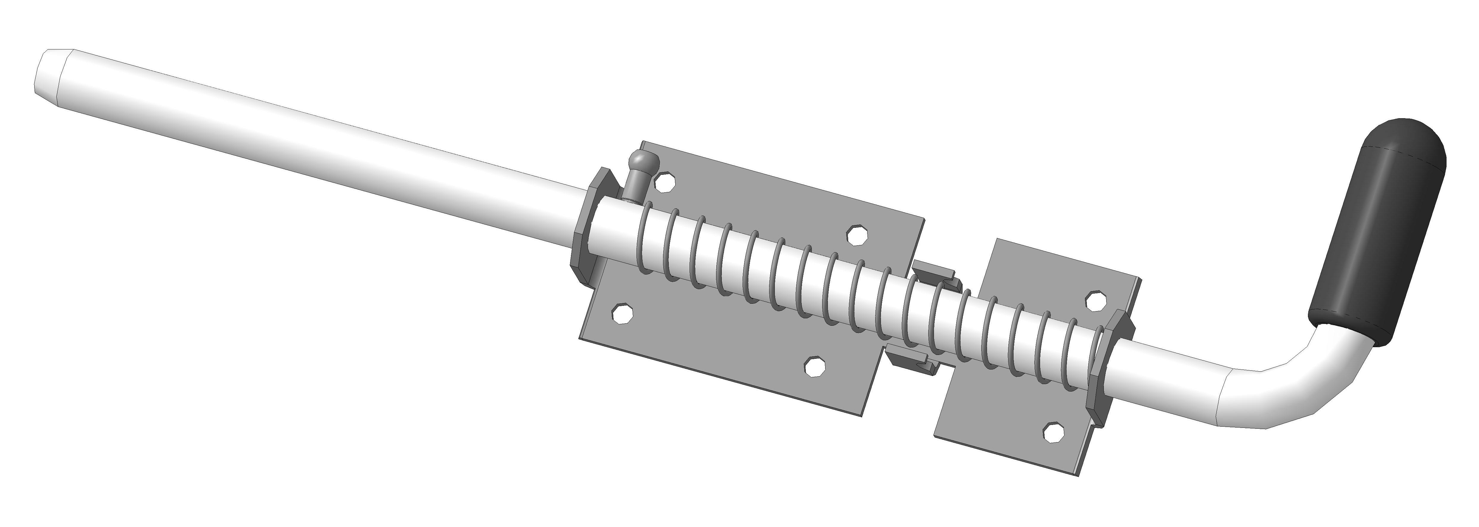 Задвижка гаражная ЗГ-400(кор)х10   