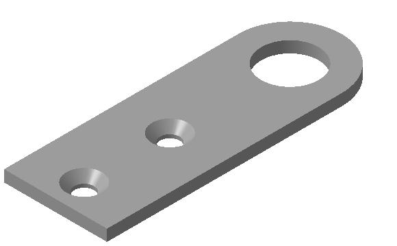 Накладка для замка 18х50 (кор)х500  