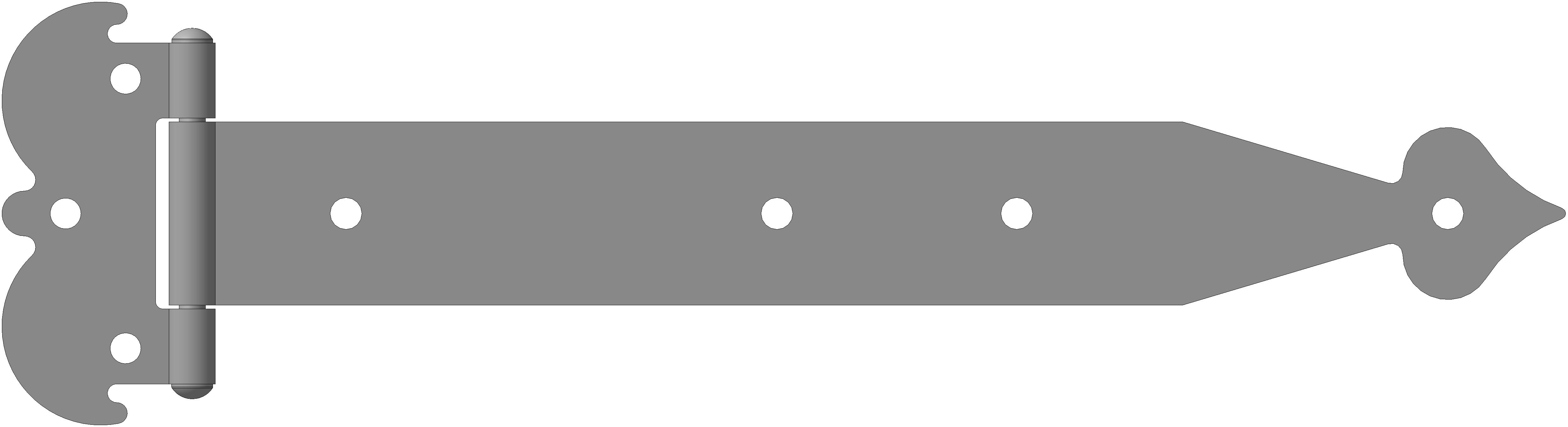 Петля-стрела фигурная ПСФ-370(кор)х25   