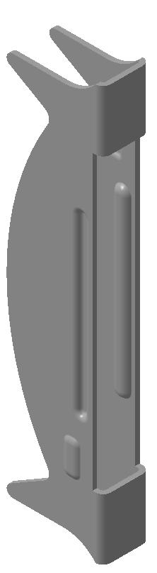 Планка запорная врезная (кор)х800  