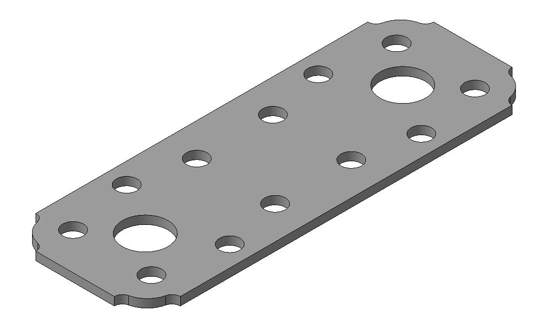 Пластина крепежная ПК 100х35х2 (кор)х150  