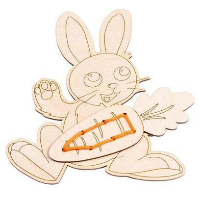 Игра-шнуровка для детей 3+ "Заяц"