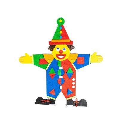 Игра-конструктор для детей 3+ "Клоун"
