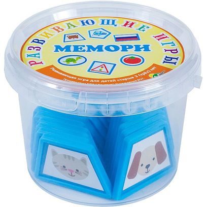 Игра для детей 3+ Мемори "Животные"