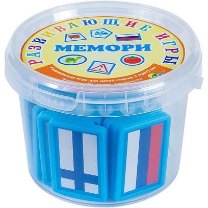 Игра для детей 3+ Мемори "Флаги"