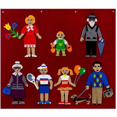 Игра-пособие для детей 3+ "Семья"