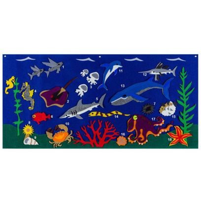 Игра-пособие для детей 3+ "Подводный мир"