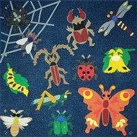 Игра-пособие для детей 3+ "Насекомые"