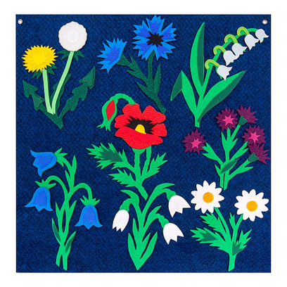 Игра-пособие для детей 3+ "Цветы"