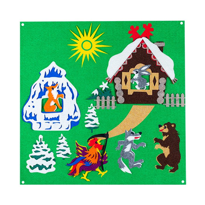 Игра театр-сказка для детей 3+ "Лиса и заяц"