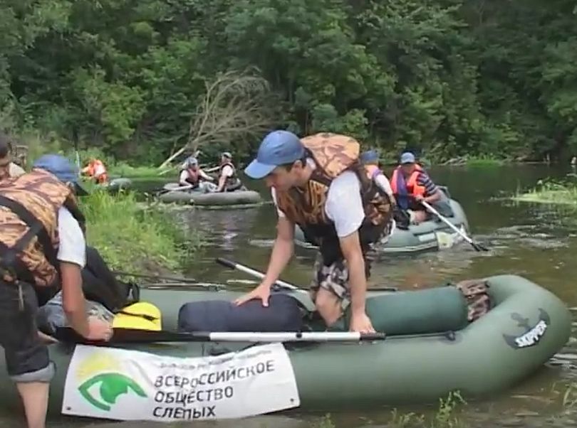 Красноярская региональная организация ВОС провела Краевой открытый реабилитационный сплав ВОС по реке Мана «Экстрим-круиз 2017»