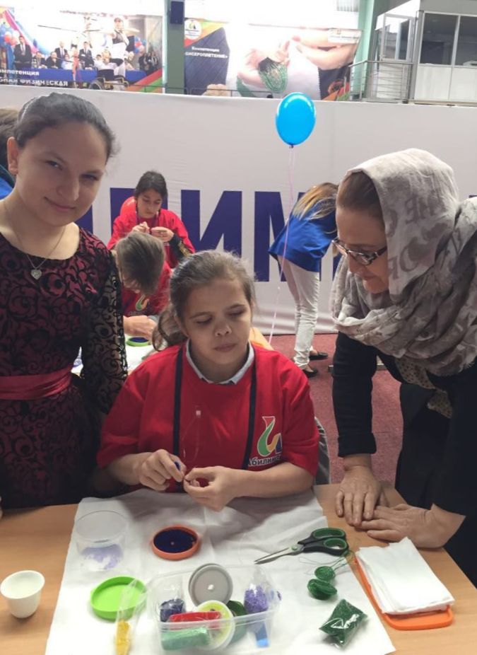 Незрячие участники чемпионата