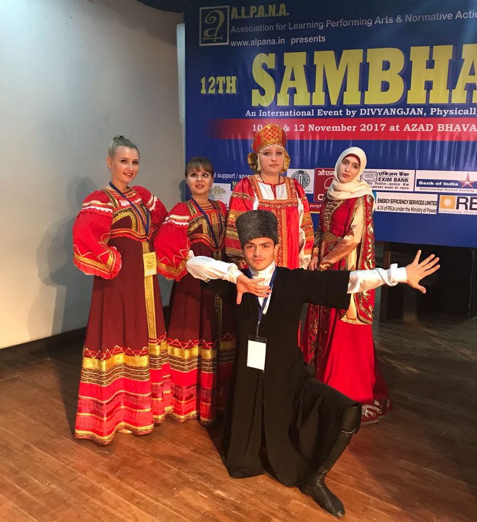 Краснодарская региональная организация ВОС расширила международные и культурные связи на Инклюзивном фестивале «SAMBHAV – 2017» в Индии