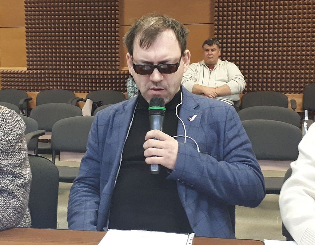 Выступления незрячих экспертов