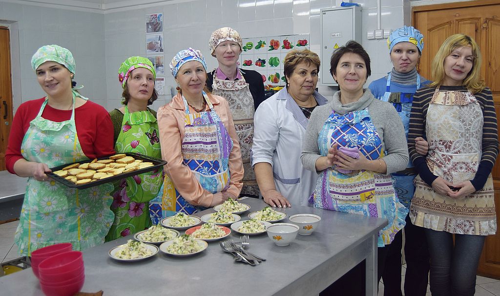Незрячие кулинары Тюменской РО ВОС