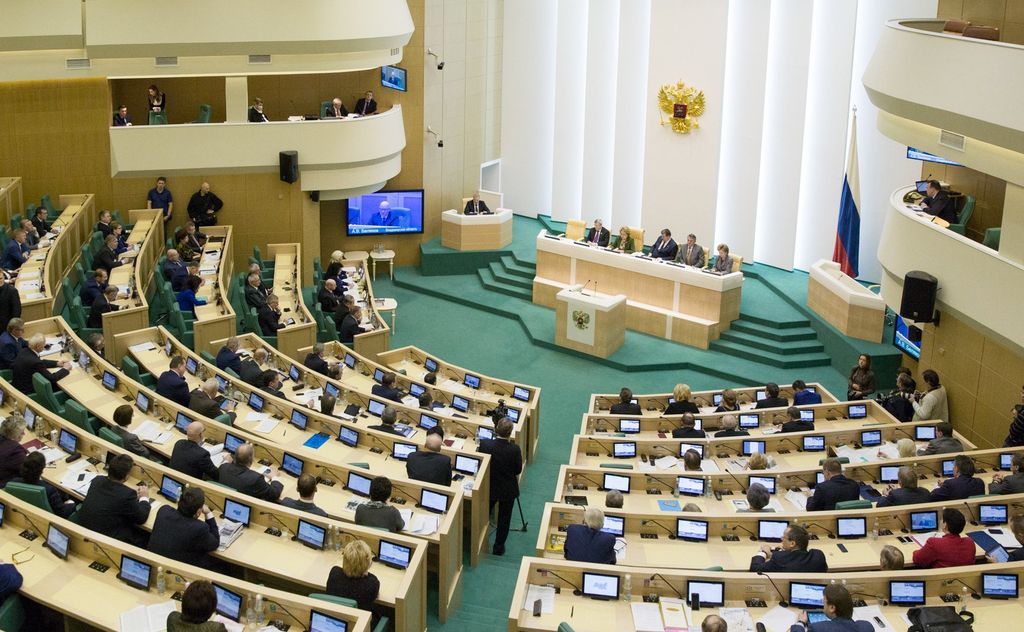 Заседание Совета Федерации