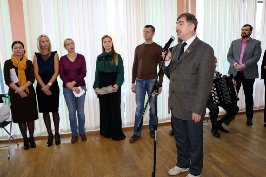 Выступление председателя Санкт-Петербургской РО ВОС и других высоких гостей