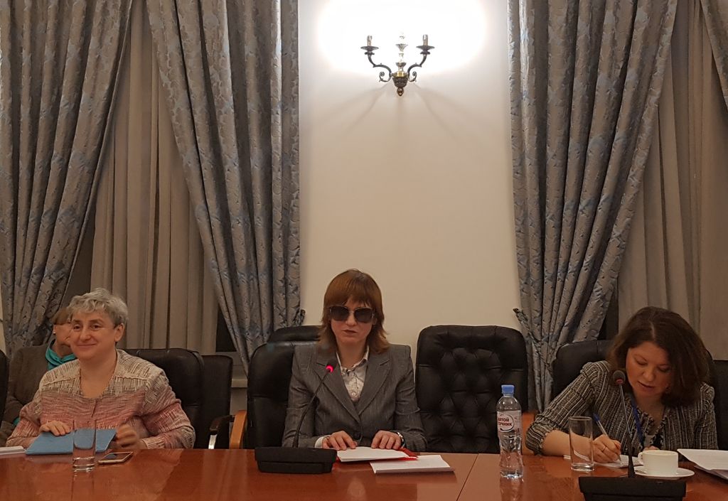 Выступление незрячих ораторов