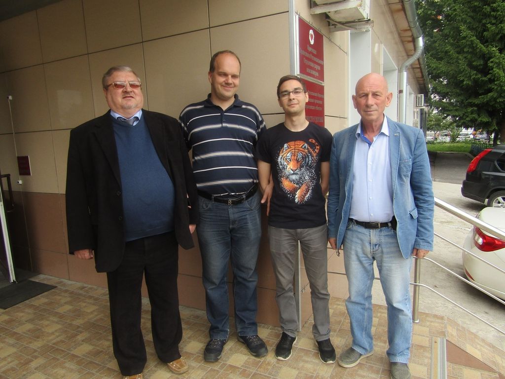 Председатель Брянской РО ВОС вместе с главным редакотором Радио ВОС
