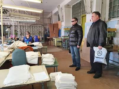 В. С. Вшивцев в производственном цеху