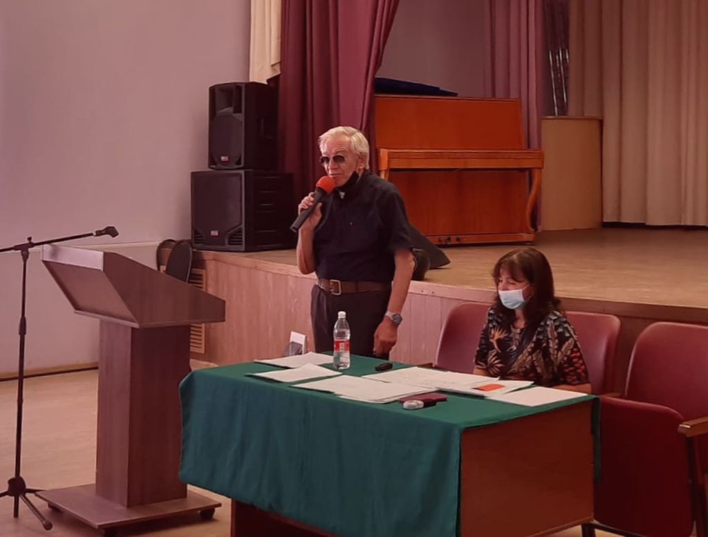 Выступление ветеранов ВОС