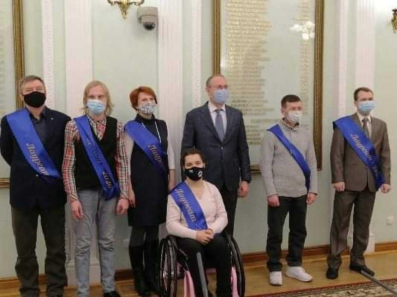 Активисты Пермской РО ВОС на церемонии вручения премии 