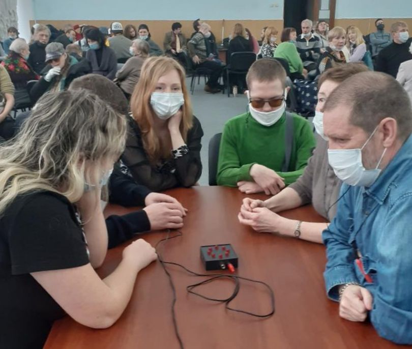 Молодёжь Санкт-Петербургской РО ВОС играет в игру