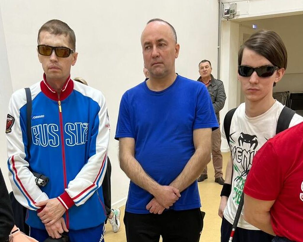 Спортсмены Алтайской региональной организации ВОС во время чемпионата