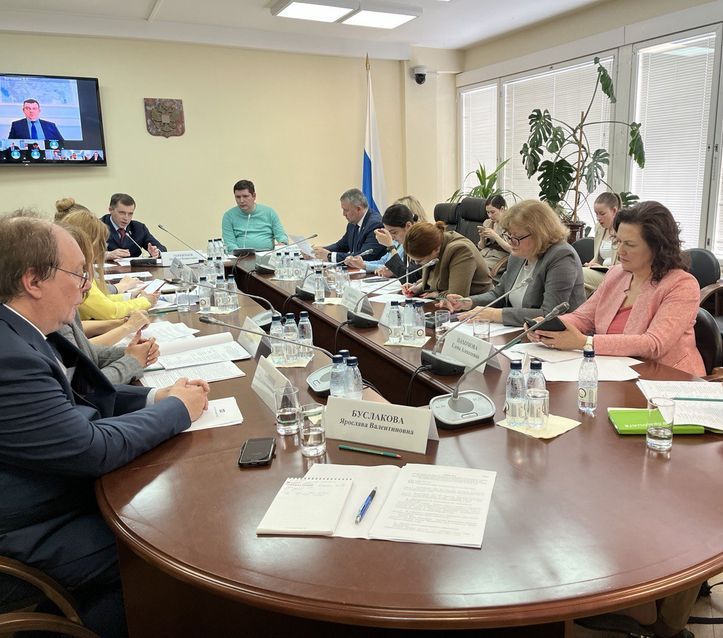 фрагмент рабочего заседания
