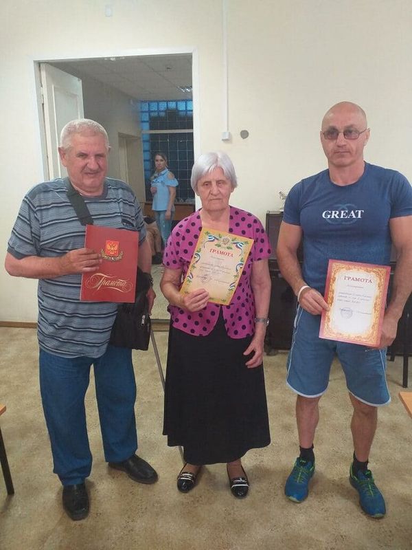 Церемония награждения победителей