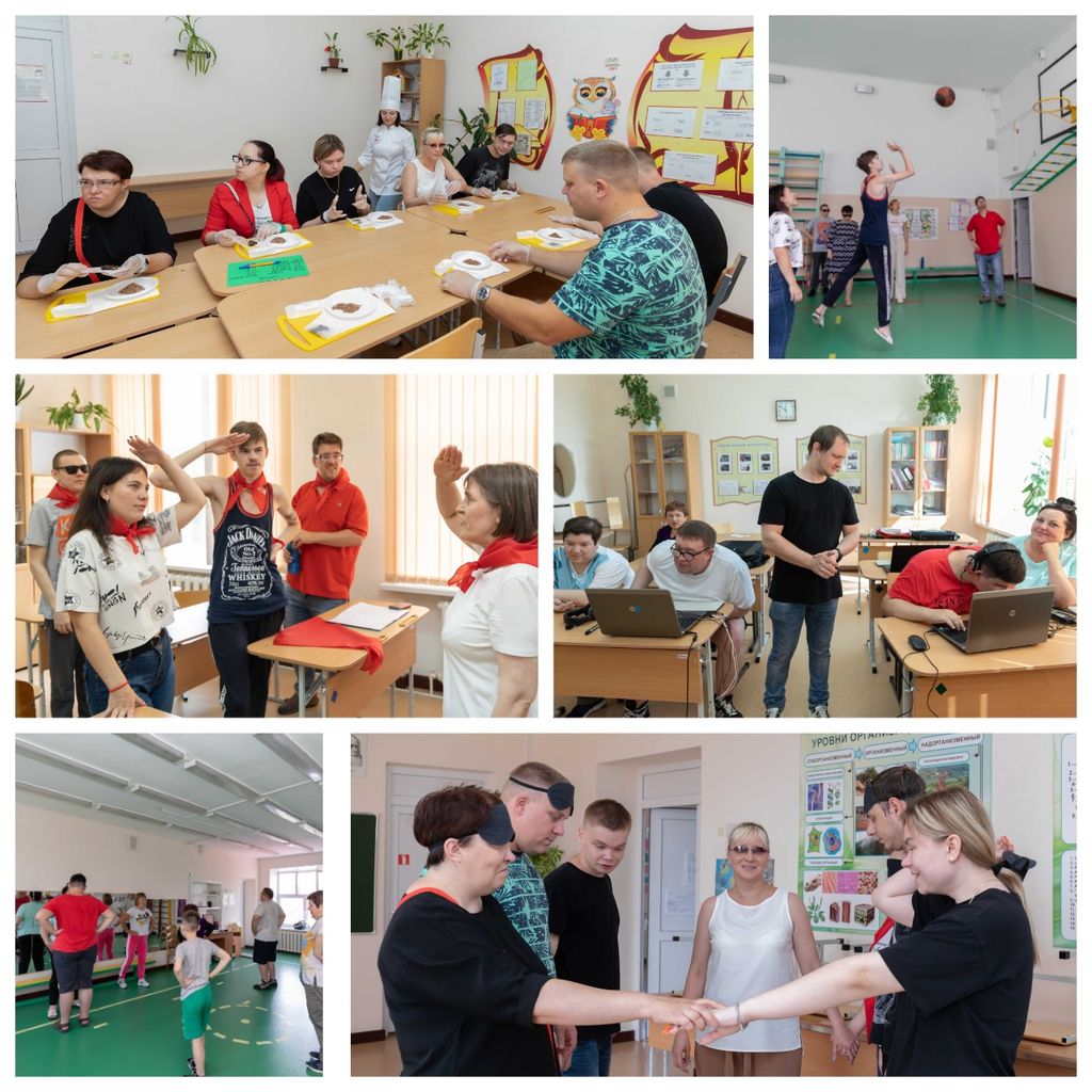 Коллаж из фотографий прохождения увлекательного квеста