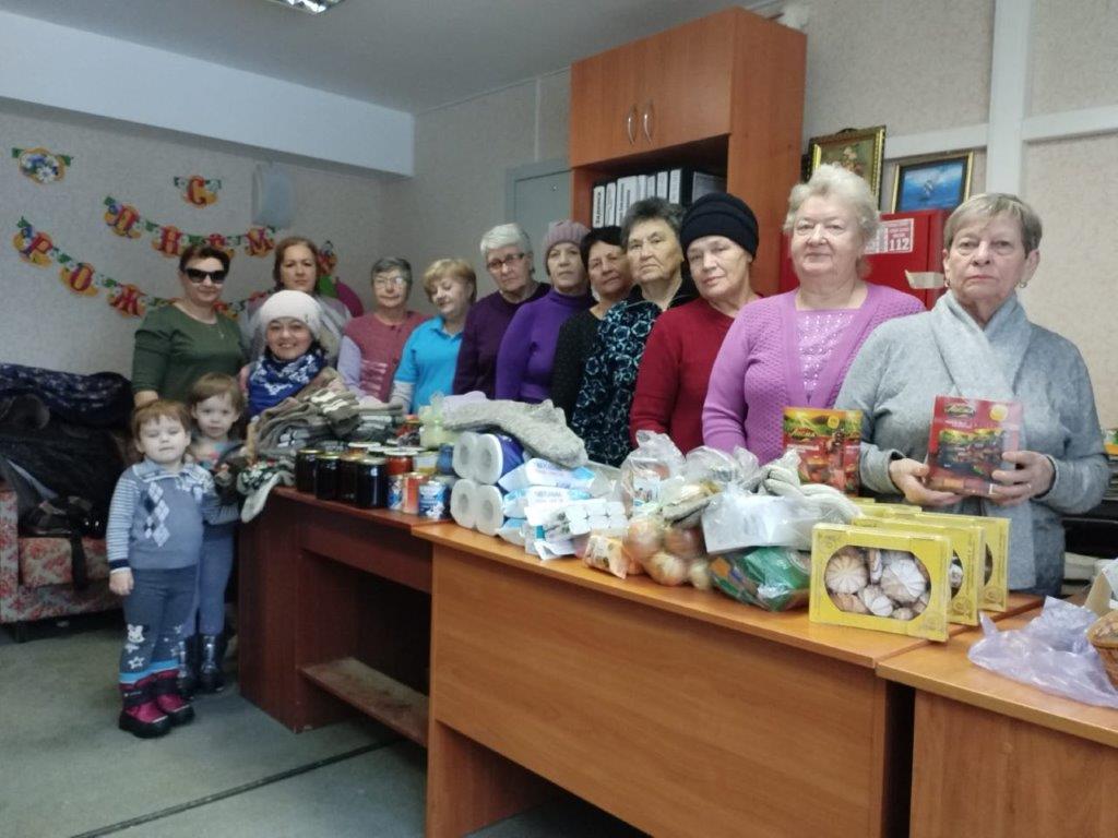 Общее фото активисток Липецкой РО ВОС - волонтёров