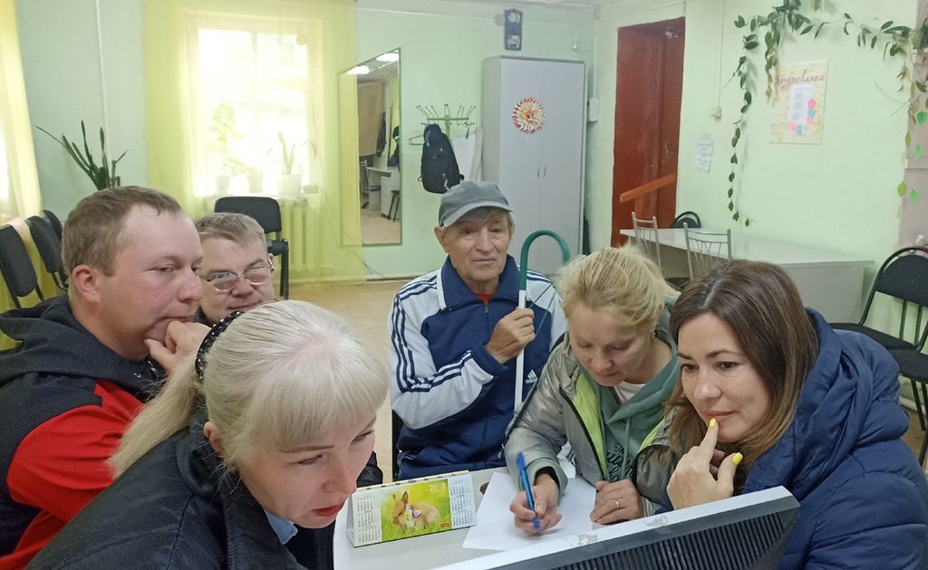 Участники игры записывают задание в режиме онлайн