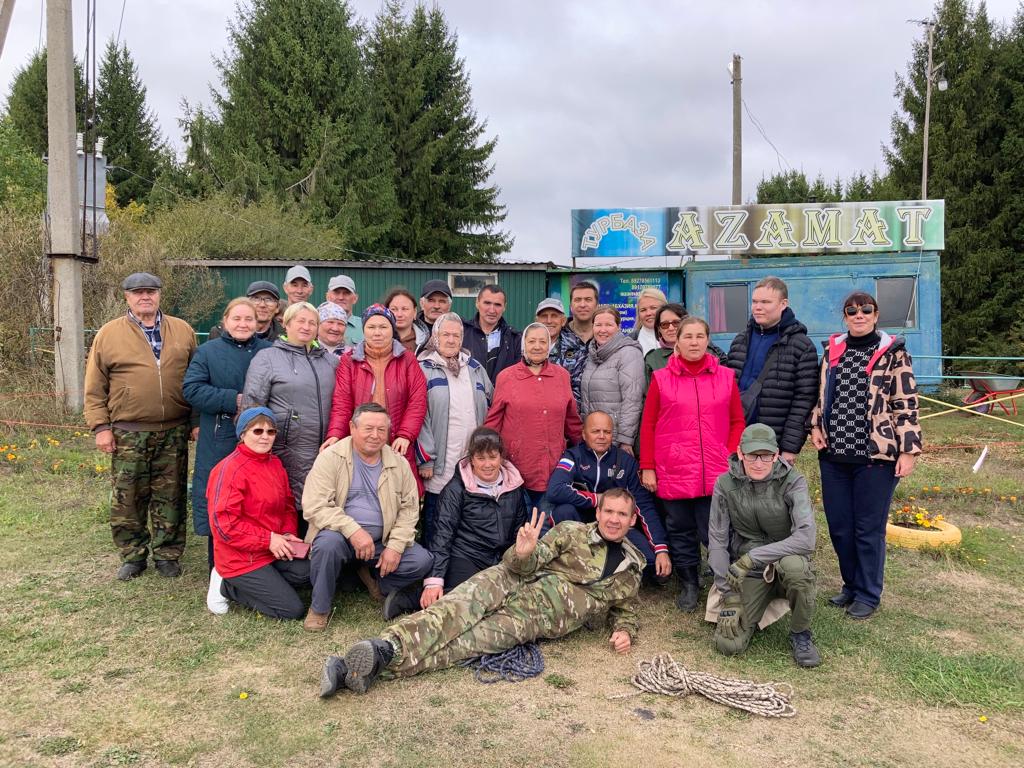Общее фото членов Чувашской РО ВОС - участников Военно-патриотического слёта 