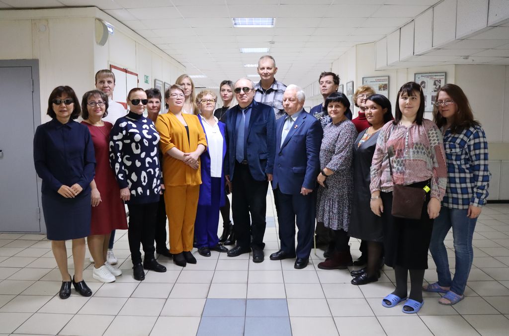 Президент ВОС В. В. Сипкин провёл встречу с группой слушателей Института ВОС «Реакомп»