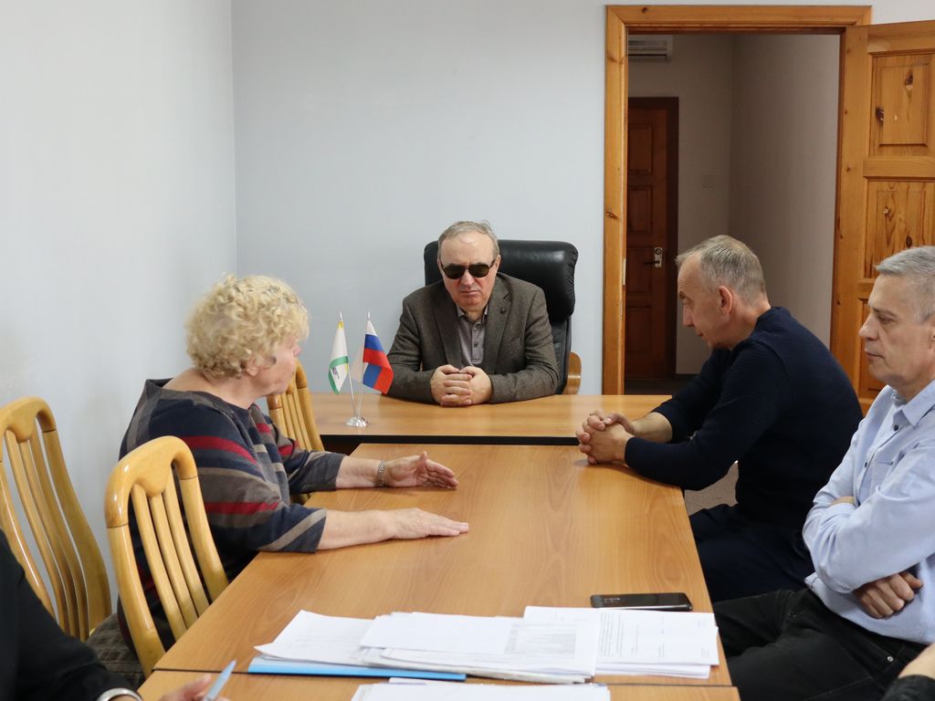 Президент Всероссийского общества слепых В. В. Сипкин совершил рабочую поездку в Красноярский край