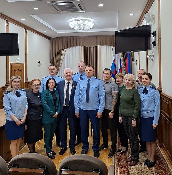 Председатель Краснодарской краевой организации ВОС Ю.С. Третьяк встретился с прокурором края