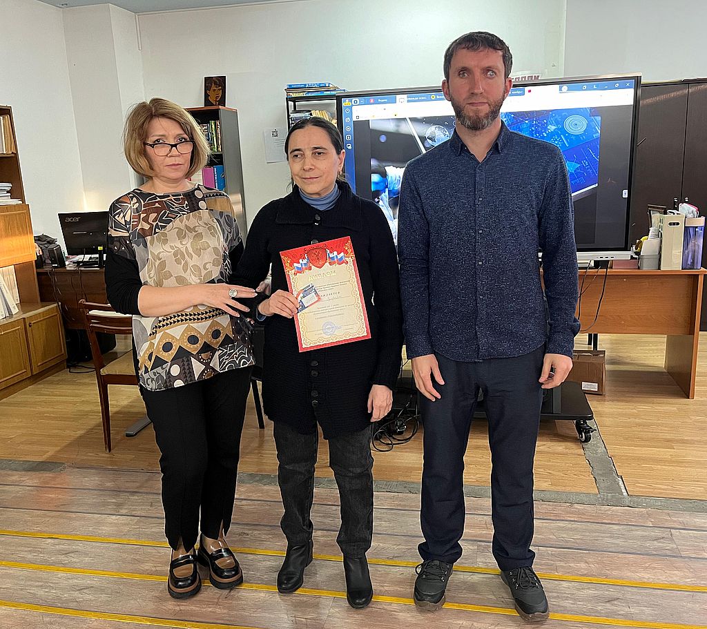 Хайбула Магомедов и победитель в номинации 