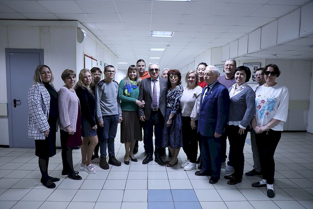 Президент ВОС В. В. Сипкин выступил на семинарских занятиях с председателями и секретарями местных организаций Всероссийского общества слепых в Институте ВОС «Реакомп»